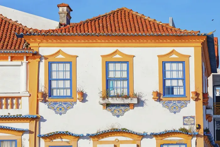 Framed Print : Traditional building facade, Aveiro, Portugal Framed Print : Traditional building facade, Aveiro, Portugal