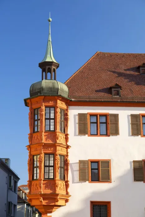 Framed Print : Traditional building, Wurzburg, Bavaria, Germany