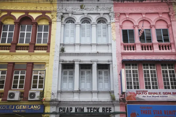 Framed Print : Traditional Chinese shophouses, Chinatown, Kuala Lumpur, Malaysia Framed Print : Traditional Chinese shophouses, Chinatown, Kuala Lumpur, Malaysia
