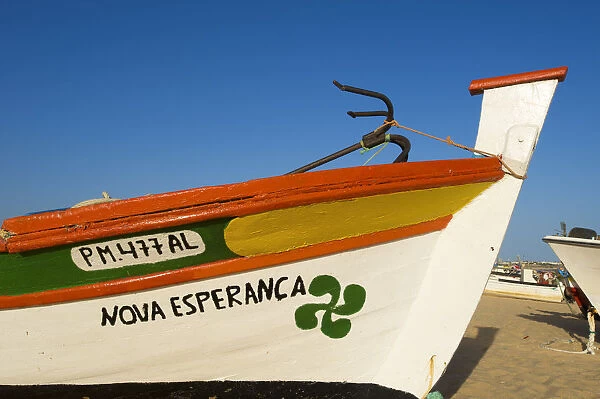 Traditional fishing boats, Algarve, Portugal