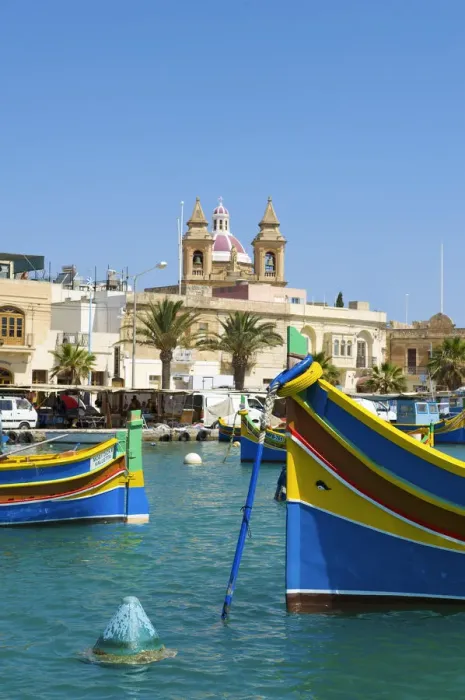 Framed Print : Traditional fishing boats, Marsaxlokk, Malta Framed Print : Traditional fishing boats, Marsaxlokk, Malta
