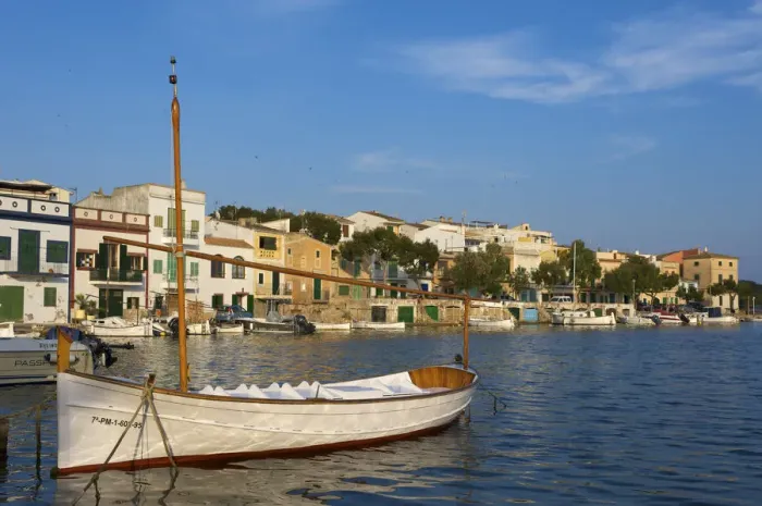 Framed Print : Traditional fishing boats in Portocolom, Majorca, Balearic Islands, Spain Framed Print : Traditional fishing boats in Portocolom, Majorca, Balearic Islands, Spain
