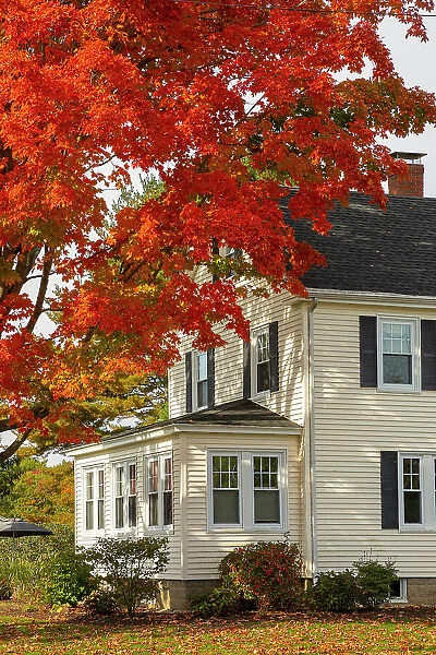 Traditional house in Brunswick, Maine, USA