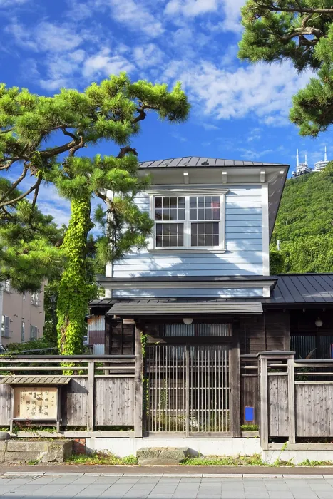 Framed Print : Traditional house, Motomachi, Hakodate, Hokkaido, Japan Framed Print : Traditional house, Motomachi, Hakodate, Hokkaido, Japan