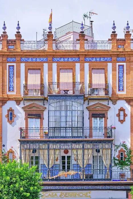 Framed Print : Traditional house at Triana district. Seville, Andalusia. Spain Framed Print : Traditional house at Triana district. Seville, Andalusia. Spain