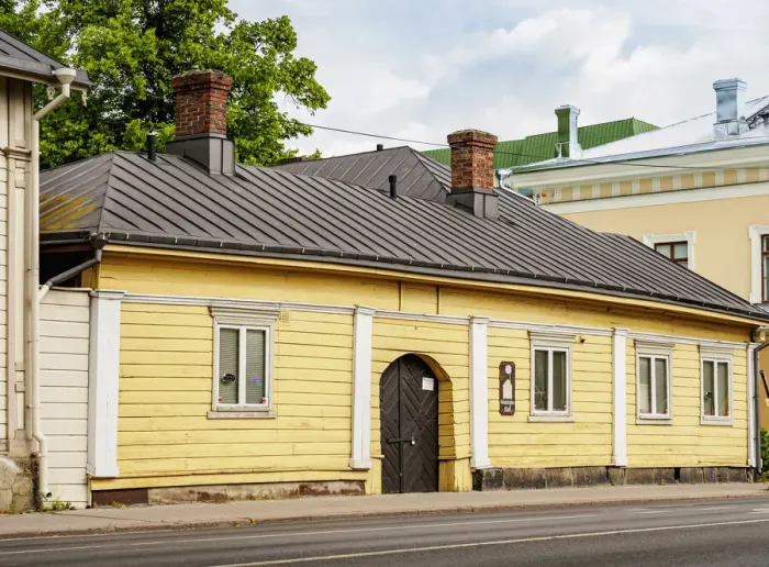 Framed Print : Traditional House in Turku, Finland Framed Print : Traditional House in Turku, Finland