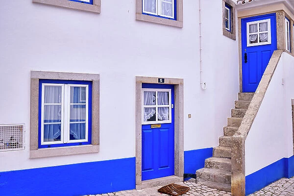 Traditional houses of Ericeira, Portugal