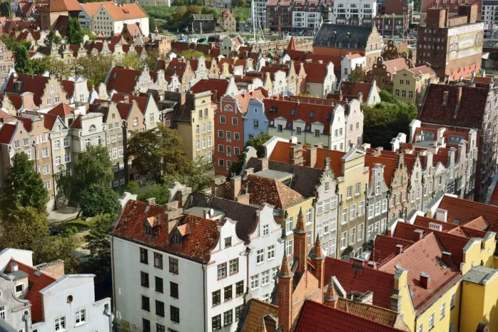 Framed Print : Traditional houses in the Old Town, Gdansk. Poland Framed Print : Traditional houses in the Old Town, Gdansk. Poland
