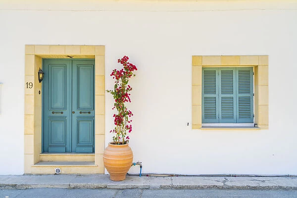Traditional local architecture in Larnaca, Cyprus