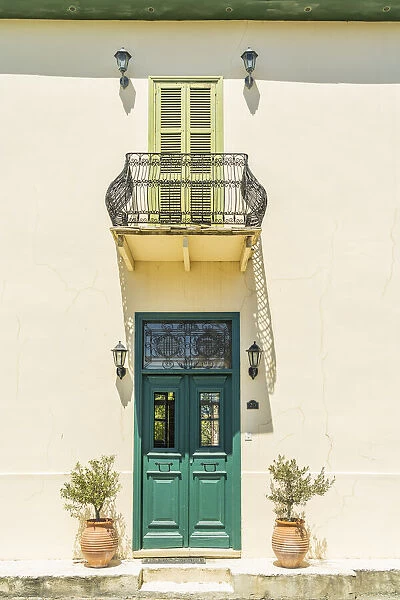 Traditional local architecture in Larnaca, Cyprus
