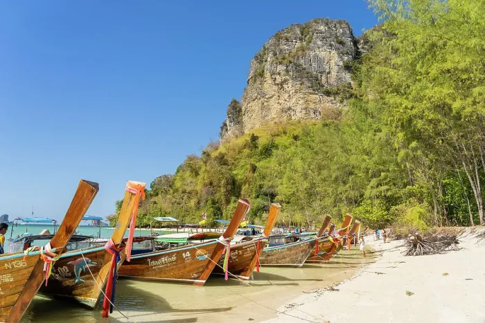 Framed Print : Traditional long tail boats on Poda Island, Ao Nang, Krabi, Thailand Framed Print : Traditional long tail boats on Poda Island, Ao Nang, Krabi, Thailand