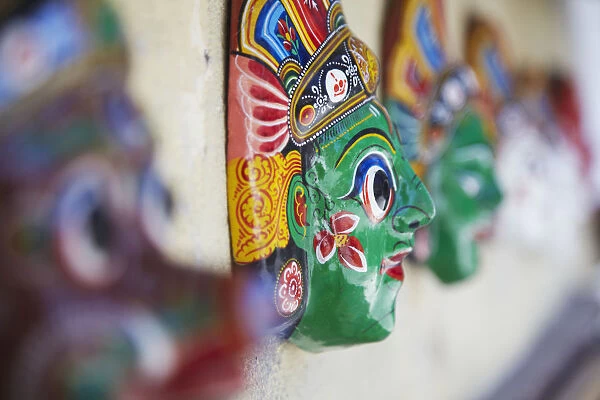 Traditional mask, Kathmandu, Nepal