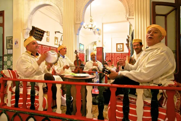 Framed Print : Traditional Moroccan Musicians Performing in a Restaurant, Tangier, Morocco, North Africa Framed Print : Traditional Moroccan Musicians Performing in a Restaurant, Tangier, Morocco, North Africa