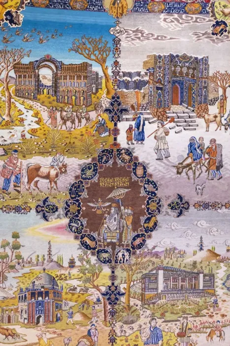 Framed Print : Traditional Persian carpet, Carpet Museum of Iran, Tehran, Iran Framed Print : Traditional Persian carpet, Carpet Museum of Iran, Tehran, Iran