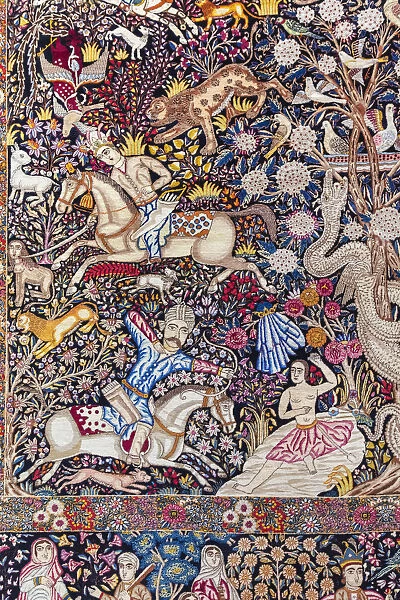 Traditional Persian carpet, Carpet Museum of Iran, Tehran, Iran