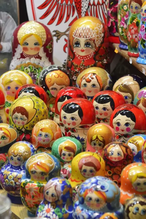 Framed Print : Traditional polish dolls on a street market in Krakow. Poland Framed Print : Traditional polish dolls on a street market in Krakow. Poland
