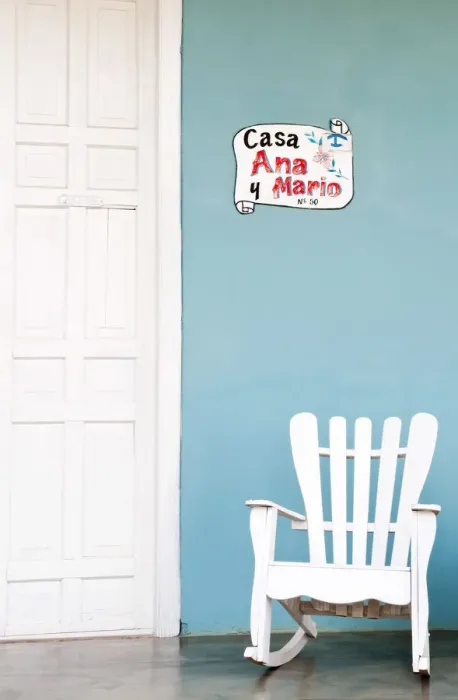 Framed Print : Traditional rocking chair in Vinales, Cuba, Caribbean Framed Print : Traditional rocking chair in Vinales, Cuba, Caribbean