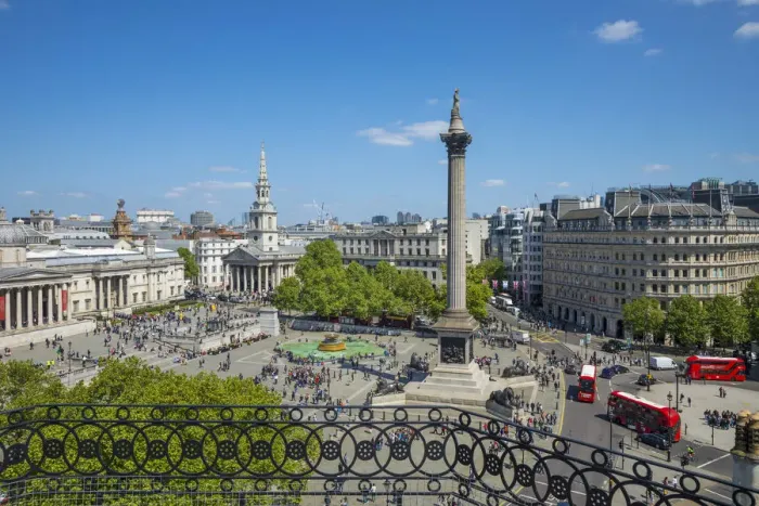 Framed Print : Trafalgar Square, London, England, UK