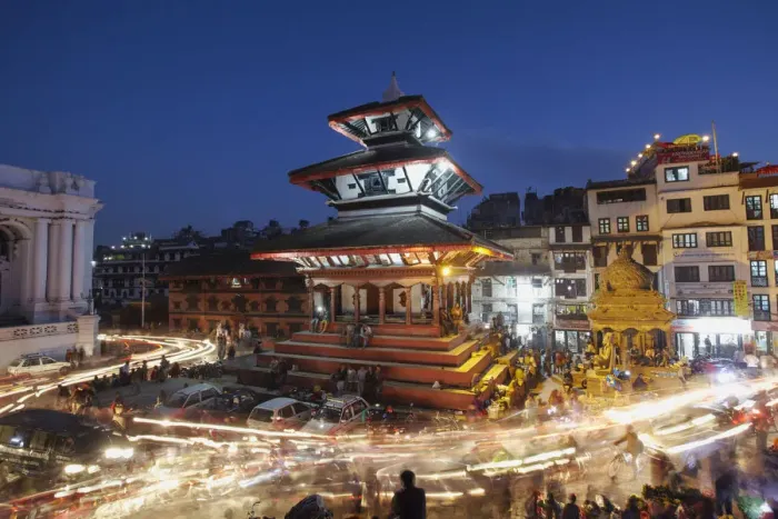 Framed Print : Trailokya Mohan Narayan Temple, Durbar Square (UNESCO World Heritage Site), Kathmandu
