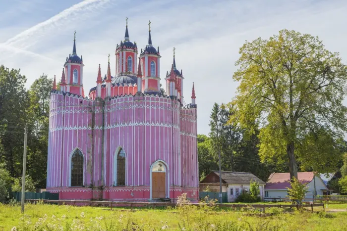 Framed Print : Transfiguration church, 1790, Krasnoye, Tver region, Russia Framed Print : Transfiguration church, 1790, Krasnoye, Tver region, Russia