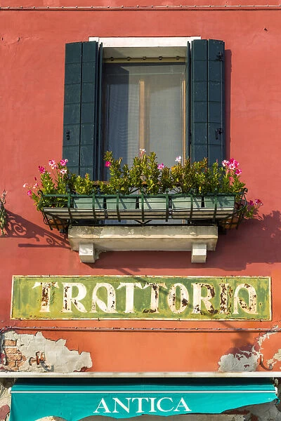 Trattoria Window, Venice, Italy