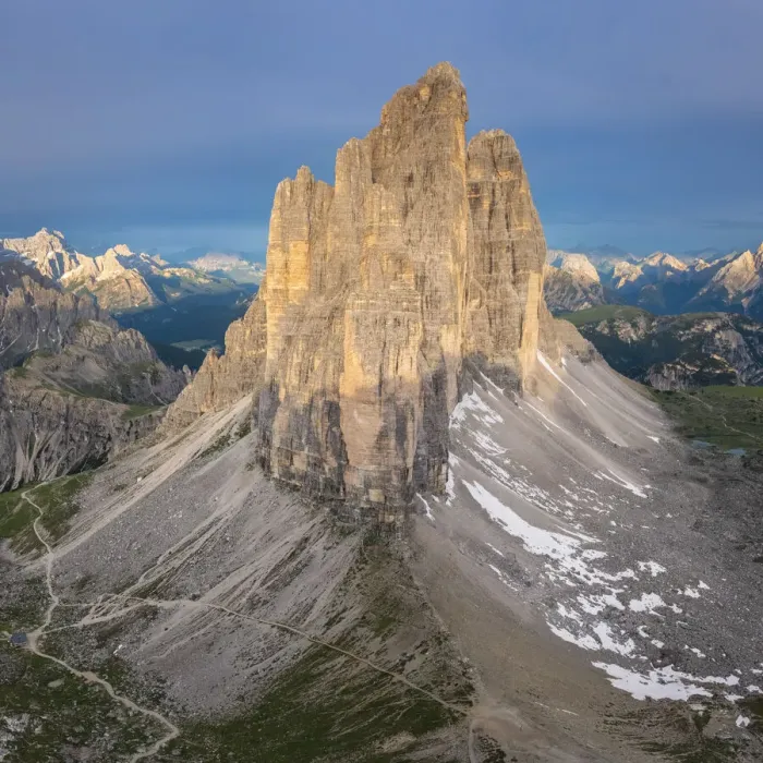 Framed Print : Tre Cime di Lavaredo at sunrise. Misurina, Auronzo di Cadore, province of Belluno, Veneto Framed Print : Tre Cime di Lavaredo at sunrise. Misurina, Auronzo di Cadore, province of Belluno, Veneto