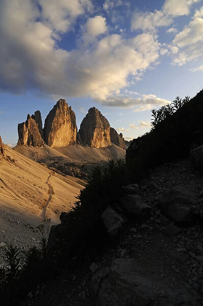 Tre Cime, Hochpustertal Valley, Sexten Dolomites, South Tyrol, Italy
