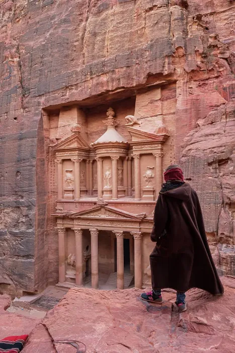 Framed Print : The Treasury, Al Khazneh, Petra, Jordan