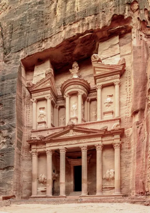 Framed Print : The Treasury, Al-Khazneh, Petra, Ma an Governorate, Jordan