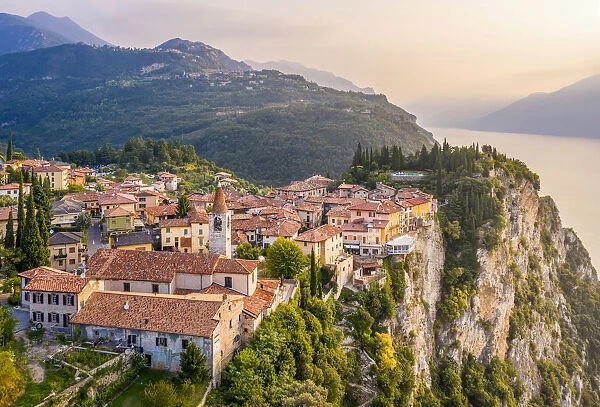 Tremosine village on Garda Lake, Brescia province, Lombardy, Italy