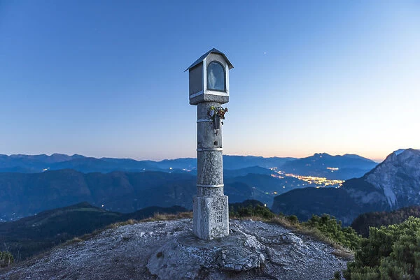 Tres horn at night Europe, Italy, Trentino Alto Adige, Trento district, Non valley