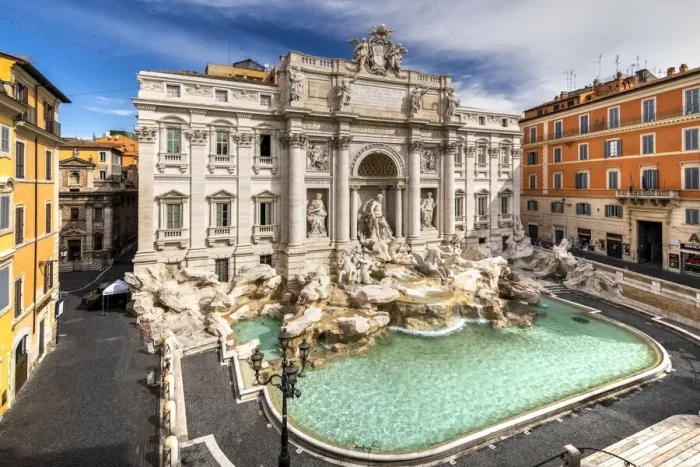 Framed Print : Trevi fountain and Palazzo Poli, Rome, Lazio, Italy Framed Print : Trevi fountain and Palazzo Poli, Rome, Lazio, Italy