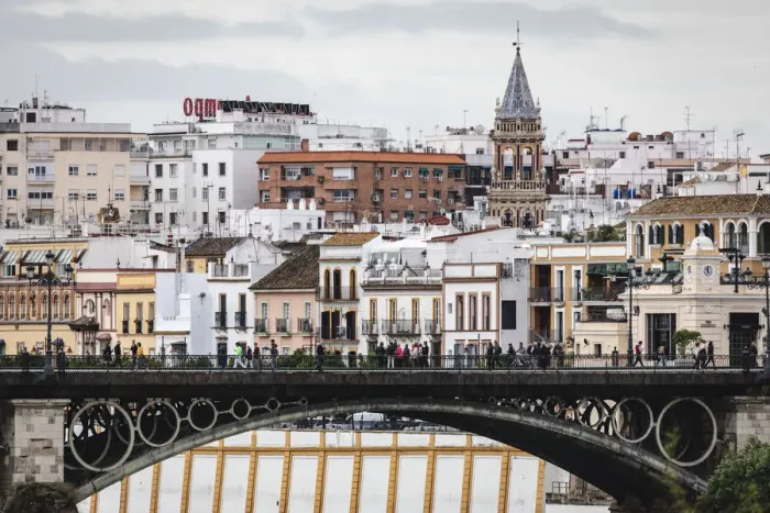 Framed Print : Triana neighbourhood, Seville, Andalucia, Spain Framed Print : Triana neighbourhood, Seville, Andalucia, Spain
