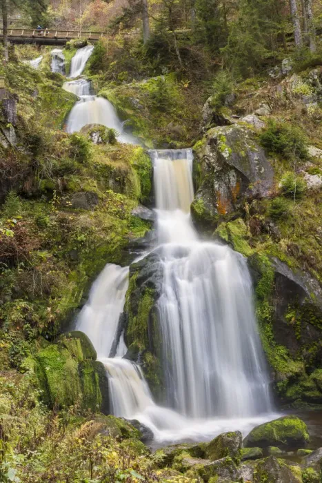 Framed Print : Triberg waterfalls, Triberg, Black forest region, Baden-WAorttemberg, Germany