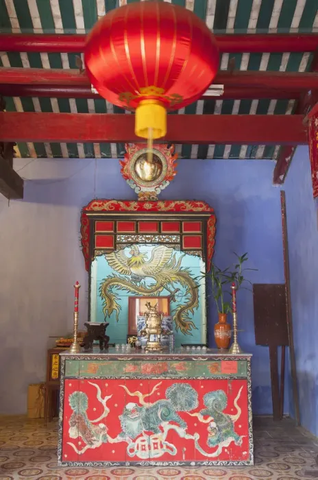 Framed Print : Trieu Chau Assembly Hall, Hoi An (UNESCO World Heritage Site), Quang Ham, Vietnam