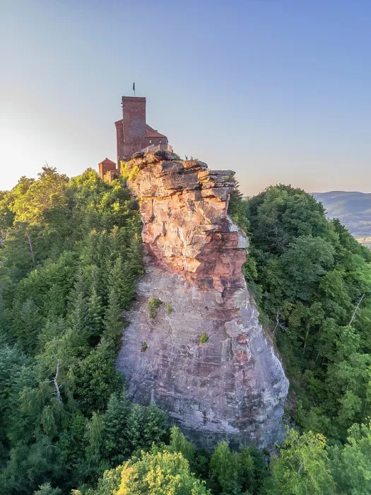 Framed Print : Trifels castle in evening light, Annweiler am Trifels, German Wine Route, Palatinate Forest, Wasgau, Southern Wine Route, Rhineland-Palatinate, Germany Framed Print : Trifels castle in evening light, Annweiler am Trifels, German Wine Route, Palatinate Forest, Wasgau, Southern Wine Route, Rhineland-Palatinate, Germany