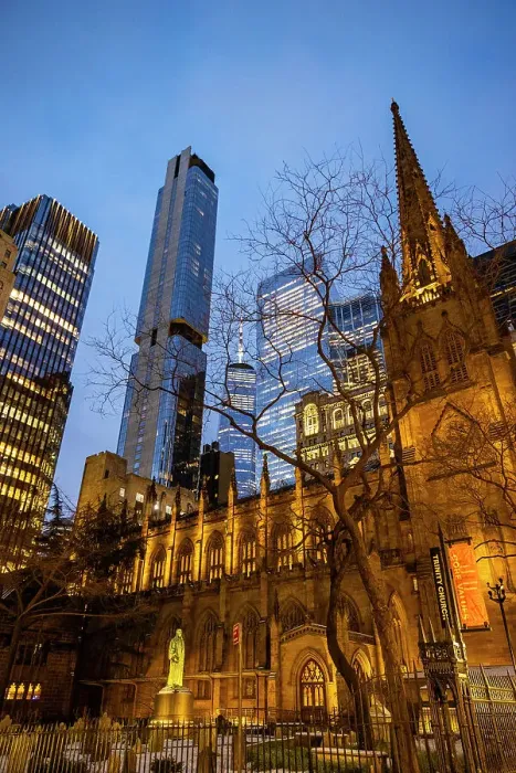 Framed Print : Trinity Church, Manhattan, New York, United States of America Framed Print : Trinity Church, Manhattan, New York, United States of America
