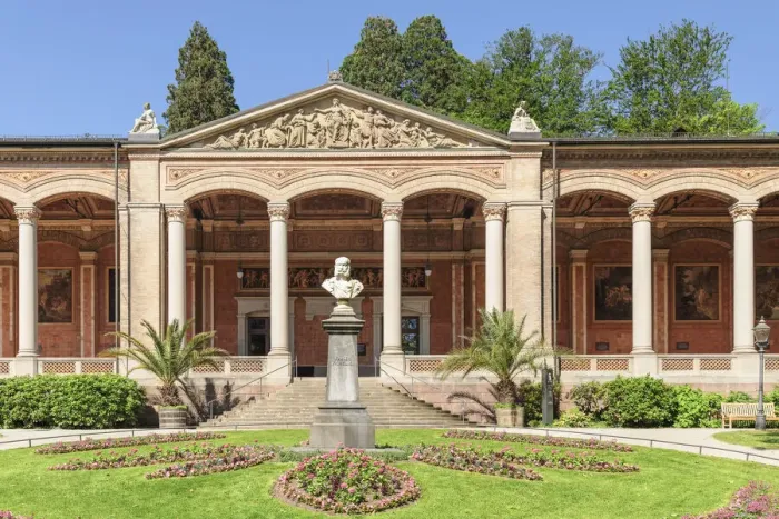 Framed Print : The Trinkhalle, Colonnade, Kurgarten park, Baden-Baden, Black Forest, Baden-Wurttemberg, Germany Framed Print : The Trinkhalle, Colonnade, Kurgarten park, Baden-Baden, Black Forest, Baden-Wurttemberg, Germany