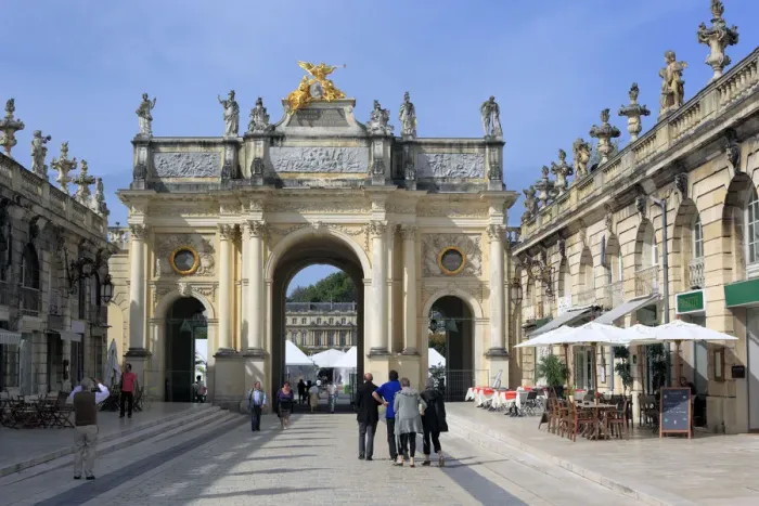 Framed Print : Triumphal arch, Place Stanislas, Nancy, Meurthe-et-Moselle department, Lorraine, France Framed Print : Triumphal arch, Place Stanislas, Nancy, Meurthe-et-Moselle department, Lorraine, France
