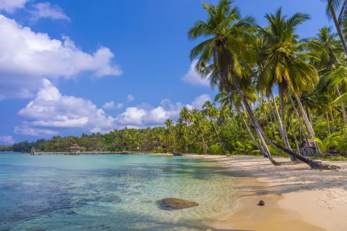 Framed Print : Tropical beach on an Island nr Ko Chang, Thailand Framed Print : Tropical beach on an Island nr Ko Chang, Thailand