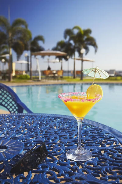 Tropical drink at Hotel Cardoso, Maputo, Mozambique