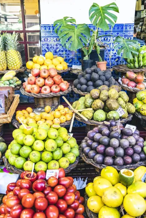 Framed Print : Tropical fruit at Mercado dos Lavradores market, Funchal, Madeira island, Portugal Framed Print : Tropical fruit at Mercado dos Lavradores market, Funchal, Madeira island, Portugal