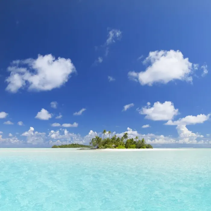 Framed Print : Tropical island, South Male Atoll, Kaafu Atoll, Maldives