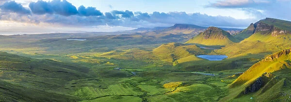 The Trotternish Peninsular from The Quiraing, Isle of Skye, Inner Hebrides, Scottish