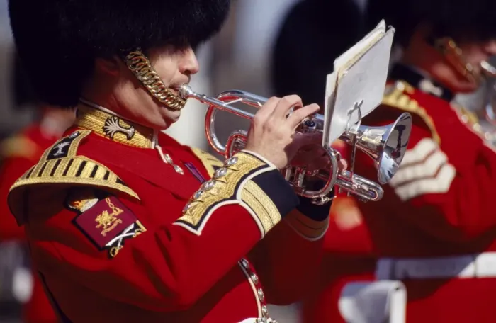 Framed Print : Trumpter at changing of the Guard Framed Print : Trumpter at changing of the Guard