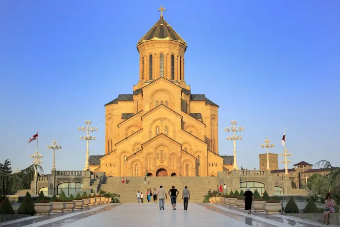 Framed Print : Tsminda Sameba (Trinity) cathedral, Tbilisi, Georgia Framed Print : Tsminda Sameba (Trinity) cathedral, Tbilisi, Georgia
