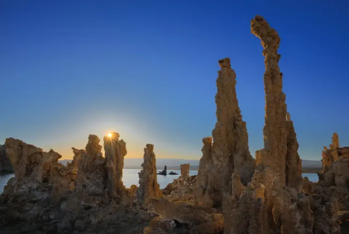 Framed Print : Tufa Formations at Sunset, Mono Lake, California, USA Framed Print : Tufa Formations at Sunset, Mono Lake, California, USA