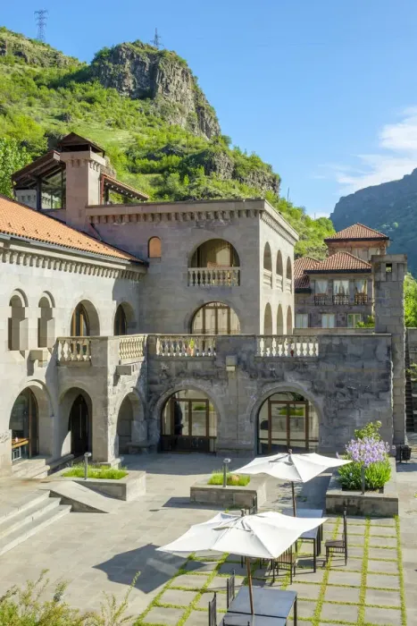 Framed Print : Tufenkian Avan Dzoraget Hotel in the Debed Canyon, Dzoraget, Lori Province, Armenia