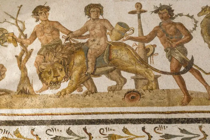 Framed Print : Tunisia, El Jem, Mosaics at Archaeology musuem Framed Print : Tunisia, El Jem, Mosaics at Archaeology musuem