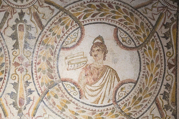 Tunisia, El Jem, Mosaics at Archaeology musuem